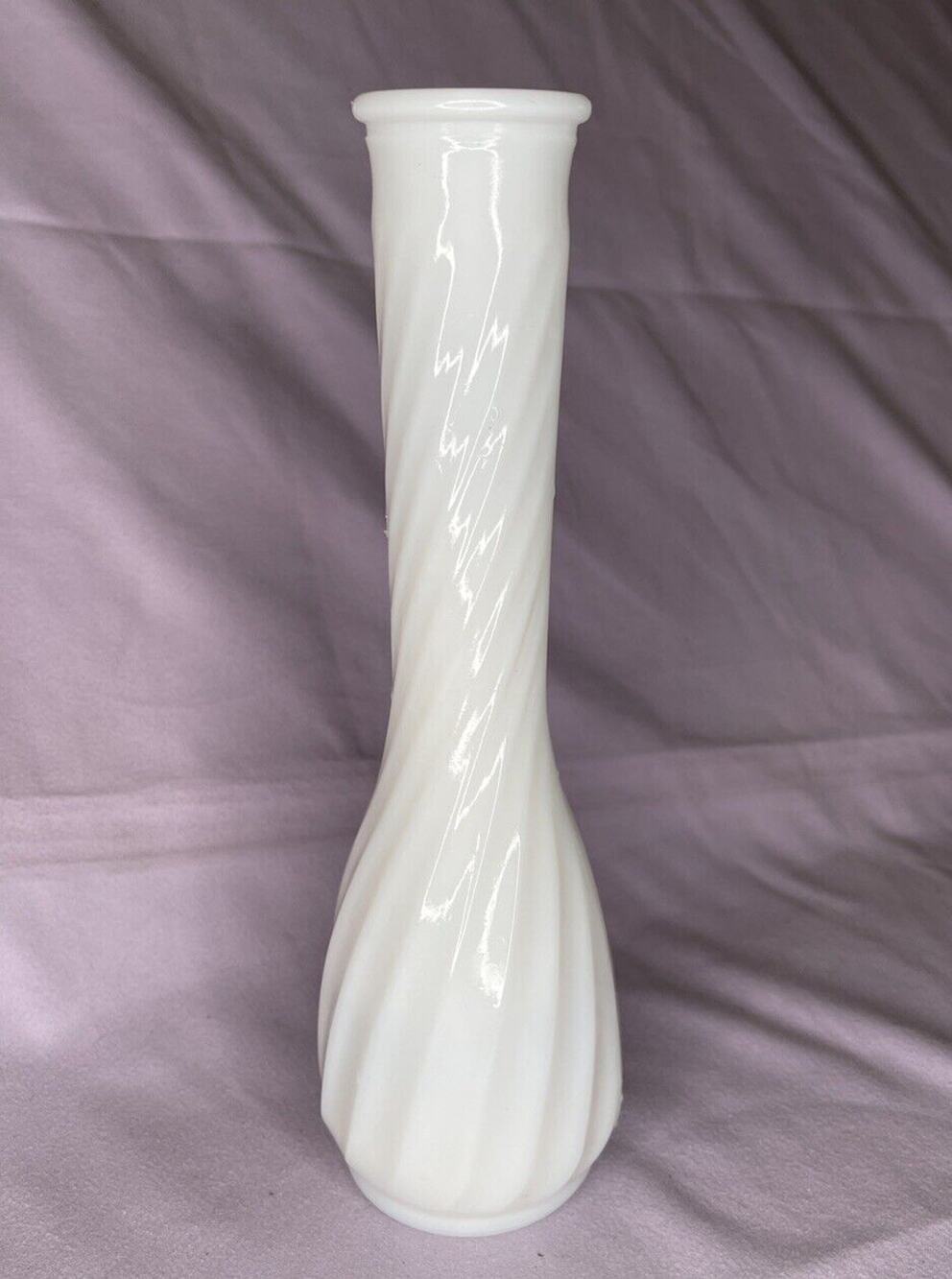 Vintage Hoosier Milk Glass Vase Number 4094 White 9 Inch White